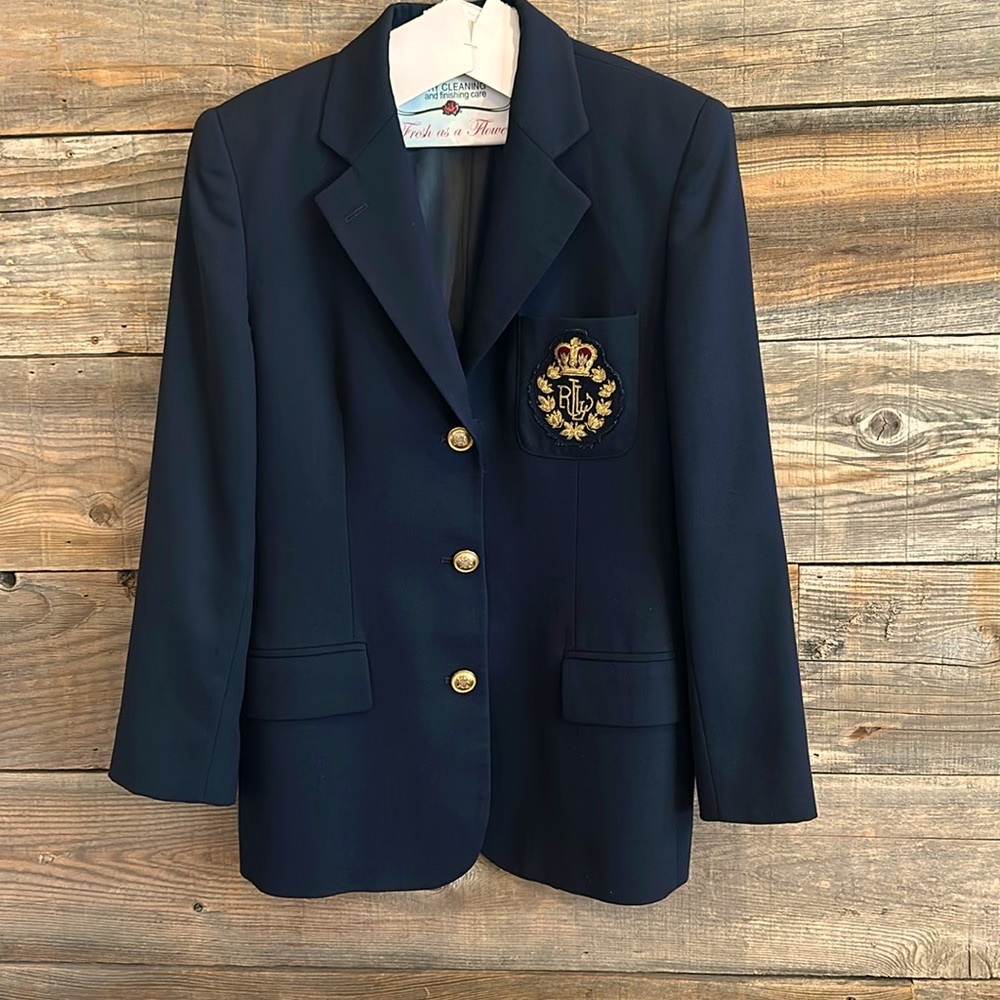 Ralph Lauren’s crested blazer